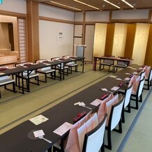 龍城神社の写真｜20人ぐらいの披露宴会場。畳に金屏風でザ日本！