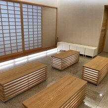 龍城神社の写真｜待合スペース　このそばに支度部屋があり、支度した姿がすぐにゲストに見せられる