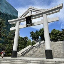 日枝神社結婚式場（日枝あかさか）の画像｜圧倒される大きな鳥居が魅力的でした