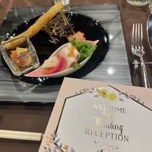 弘前パークホテルの写真｜前菜、席次