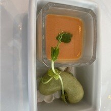 OCEAN&amp;amp;RESORT MARIZON（オーシャン＆リゾート　マリゾン）の写真｜前菜のえんどう豆を使った料理です。
1番美味しかったです。