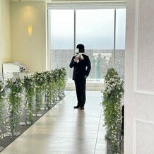 ダイワロイネットホテル和歌山の写真｜新郎写真撮影