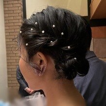 アマンダンテラス（ＡＭＡＮＤＡＮ　ＴＥＲＲＡＣＥ）の写真｜ヘアメイクは二次会でもお願いしました