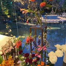 京都　北山モノリス（ＫＹＯＴＯ　ＫＩＴＡＹＡＭＡ　ＭＯＮＯＬＩＴＨ）の画像｜装花とオプションのキャンドル
