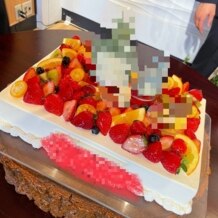 Ｌｕｍｉａｍｏｒｅ（ルミアモーレ）の写真｜森の結婚パーティーをイメージしていたためトトロをケーキに乗せました。