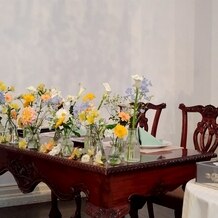 神戸北野サッスーン邸の写真｜高砂の装花