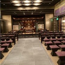 ホテル雅叙園東京の画像｜神前式の会場です。
ゲストは前を向くスタイルです。