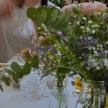 ノビアノビオの写真｜テーブルの花
