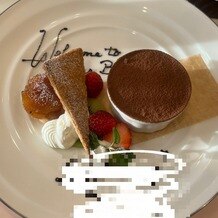 ブライダルヴィレッジ　ティンカーベルの画像｜デザートの試食をさせていただきました。