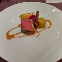 プレミアホテル 中島公園 札幌の写真｜メインの肉料理ですソースもとても美味しく、パンにも合いました