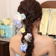 ENCUEIL（アンクィール）の写真｜リハーサルの通りラプンツェルヘアにしてもらいました！