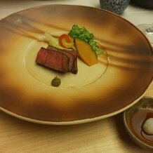 八芳園 料亭 壺中庵の写真｜結コースです。
お肉が柔らかく、とても好評でした。