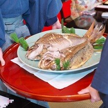 日本料理　つば甚の写真｜大鯛の唐蒸し　子宝を祈って