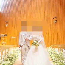 エテルナ高崎の画像｜一目ぼれした挙式会場で記念撮影