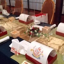 東京大神宮／東京大神宮マツヤサロンの画像｜実際のテーブルコーディネート