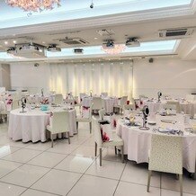 Ｒａｖｉｒ Ｏｋａｙａｍａ （ラヴィール岡山）の写真｜シャンティという会場です。50名で利用しました。