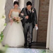 バリテラスCoCo金沢の画像｜挙式の再入場