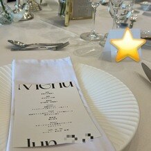バリテラスCoCo金沢の画像｜料理表の写真です。めっちゃオシャレでした
