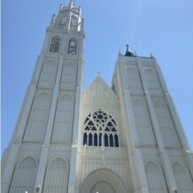 ノートルダム　マリノア　Ｎｏｔｒｅ　Ｄａｍｅ　ＭＡＲＩＮＯＡの画像｜チャペルを外から見た写真です。
お城のようにきれいでした。