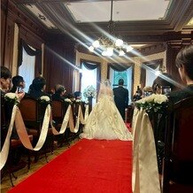 グランドプリンスホテル高輪 貴賓館の写真｜父との入場