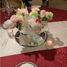 新宿プリンスホテルの写真｜テーブルのお花が素敵でした。