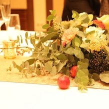 軽井沢プリンスホテル　フォレスターナ軽井沢の画像｜りんごが可愛いテーブルコーディネート