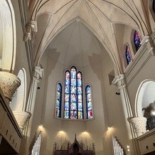 サンタガリシア大聖堂の写真｜ステンドグラスが素敵でした！