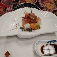 石苔亭いしだの写真｜海老やお魚料理。鶴が描かれていて感動しました。