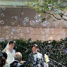 赤坂 アプローズスクエア迎賓館の画像｜シャボン玉がきれい