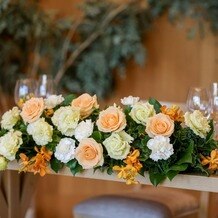 大宮璃宮の写真｜メインテーブル装花