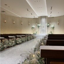 白金迎賓館 アートグレイスクラブの画像｜リニューアルオープンしたチャペル
以前の雰囲気も良かったですが、神聖な雰囲気が残っています