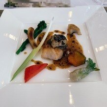 アートグレイス　ウエディングコースト　東京ベイの画像｜試食の際のお魚料理です。
ソースはトリュフの薫りがとても良く美味しかったです。
