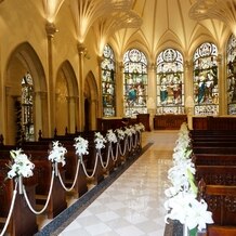 セントグレース大聖堂の画像｜チャペル内のステンドグラス