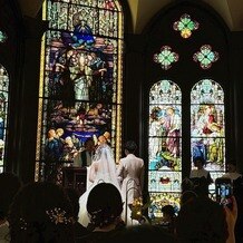 セント・ラファエロチャペル御堂筋の画像｜挙式の様子です