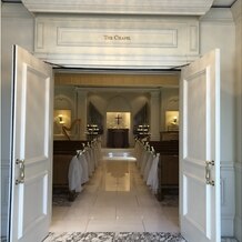 ザ・リッツ・カールトン大阪の写真｜チャペル入口