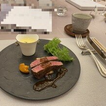 ホテルグランドティアラ南名古屋の画像｜メインのお料理をいただきました。お肉はとってもやわらかく、のみこみやすく、ソースがおいしかったです。