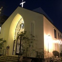 南青山ル・アンジェ教会の画像｜教会夜