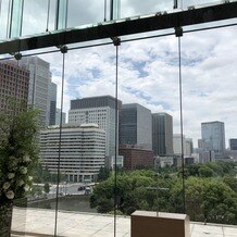 パレスホテル東京（PALACE HOTEL TOKYO）の画像｜挙式会場からの