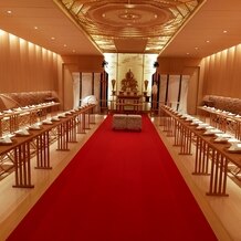 パレスホテル東京（PALACE HOTEL TOKYO）の画像｜神殿　列席者も入れる広さ