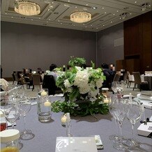 パレスホテル東京（PALACE HOTEL TOKYO）の画像｜お花も豪華でした。