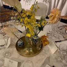 ホテルニューグランドの写真｜テーブル装花1万円