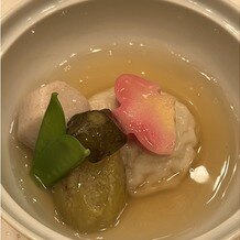 西鉄グランドホテルの画像｜焚合
馬鈴薯饅頭・小茄子・六方芋・絹鞘