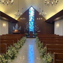 西鉄グランドホテルの写真｜チャペル内部