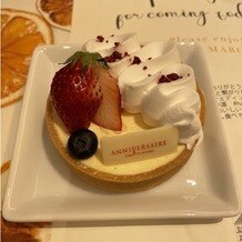 アニヴェルセル 表参道の画像｜試食会で出てきたデザートです。