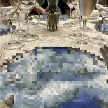 リストランテＡＳＯの画像｜披露宴のテーブルセットがとても素敵だった。