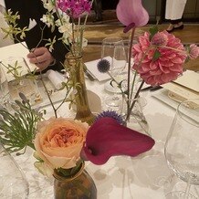 レストランひらまつ レゼルヴの写真｜テーブル装花