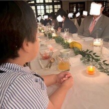 オーベルジュ・ド・リル サッポロの写真｜ゲストテーブルには持ち込みのレモンを沢山飾っていただきました。