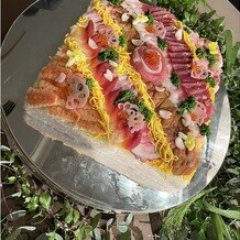 ワン・ステーションホテル熊本（ＯＮＥ　ＳＴＡＴＩＯＮ　ＨＯＴＥＬ　ＫＵＭＡＭＯＴＯ）の画像｜ウェディングケーキではなく和婚に合わせて、ちらし寿司にした。