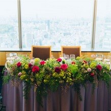 セルリアンタワー東急ホテルの画像｜メイン装花