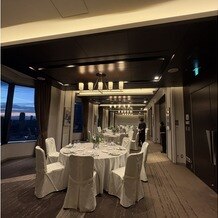 ＡＮＡインターコンチネンタルホテル東京の写真｜37階の披露宴会場です。55人ぐらいまでゲストを呼ぶことができます